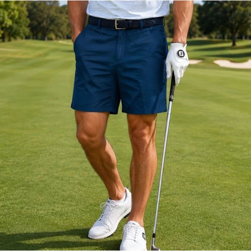 Golf America Men’s Golf Shorts Size 40 Blue Performance Stretch